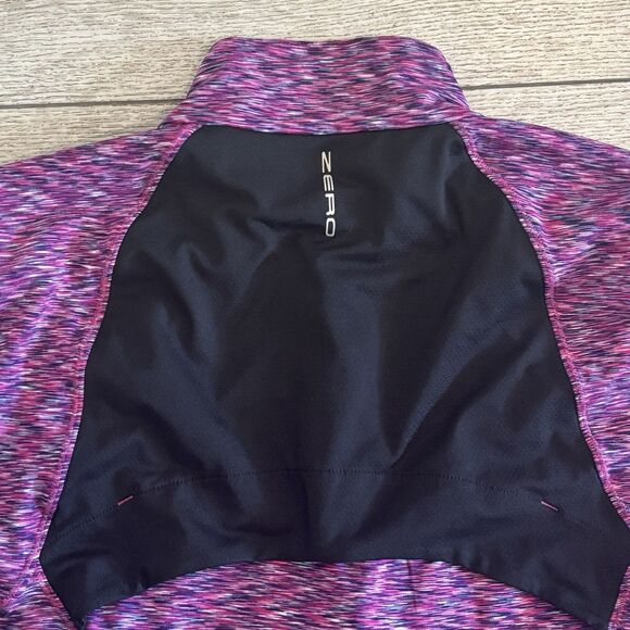 Zero Restriction 1/4 Zip Golf Sweater Womens XL Purple Lightweight Pebble Beach - Picture 9 of 9